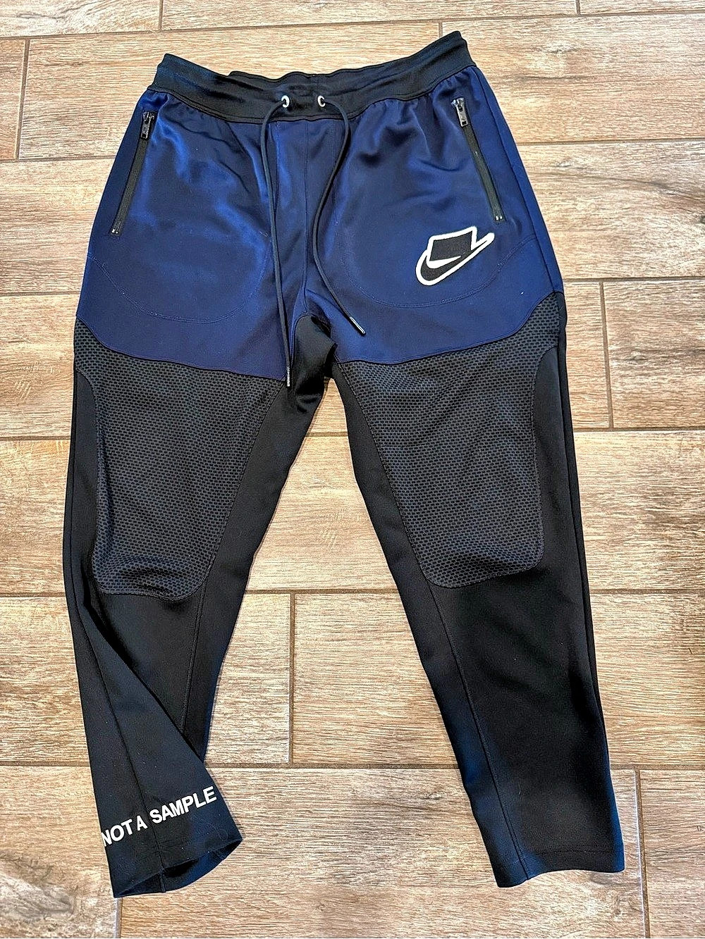 Nike Sportswear Not A Sample Track Pants Men's Blue & Black Large